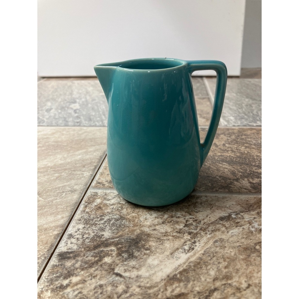 Franciscan Ware El Patio Turquoise Creamer Pitcher Vintage California Pottery